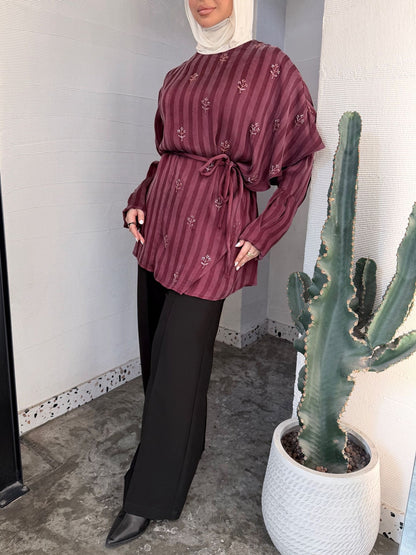 Maroon blouse
